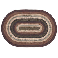 Thumbnail for Beckham Jute Braided Rug Oval with Rug Pad 4'x6' VHC Brands