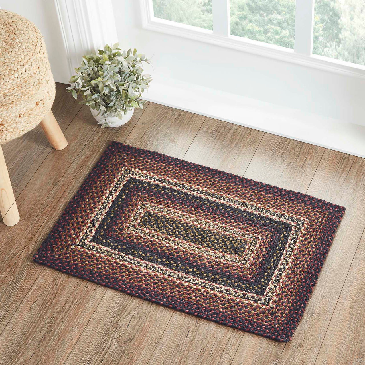Beckham Jute Braided Rug Rect with Rug Pad 20"x30" VHC Brands