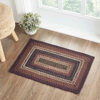 Thumbnail for Beckham Jute Braided Rug Rect with Rug Pad 20