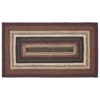 Beckham Jute Braided Rug Rect with Rug Pad 27