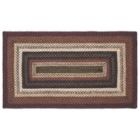 Thumbnail for Beckham Jute Braided Rug Rect with Rug Pad 27