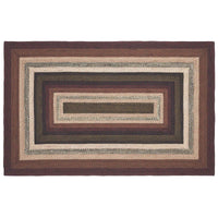 Thumbnail for Beckham Jute Braided Rug Rect with Rug Pad 5'x8' VHC Brands