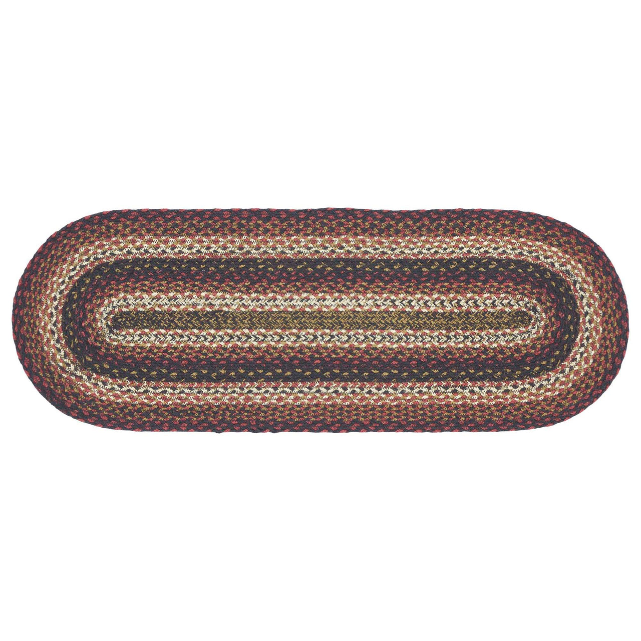 Beckham Jute Braided Oval Runner 13"x36" VHC Brands