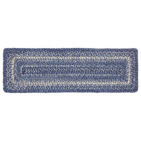 Thumbnail for Great Falls Blue Jute Stair Tread Rect Latex 8.5x27 VHC Brands - The Fox Decor