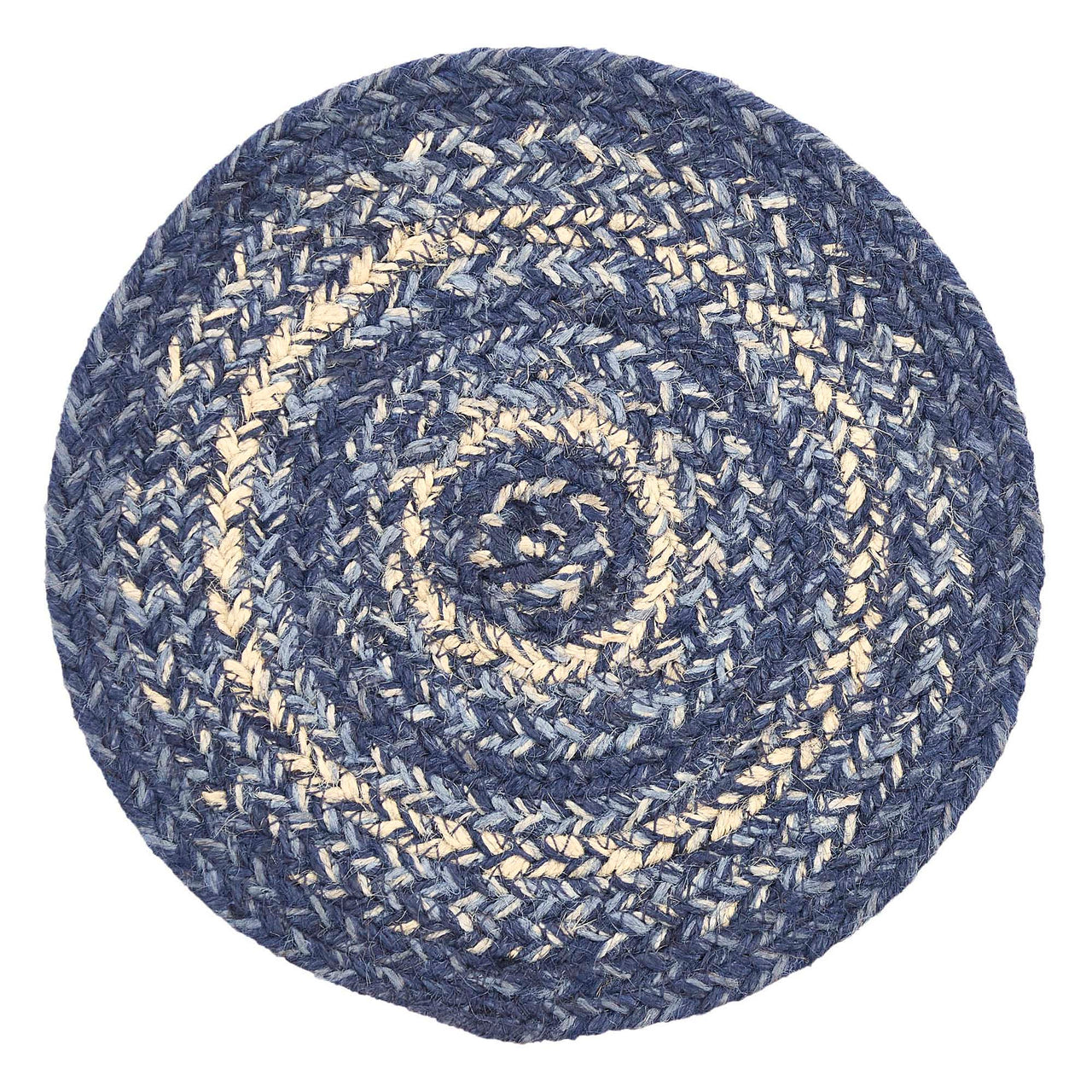 Great Falls Blue Jute Trivet 8" VHC Brands - The Fox Decor