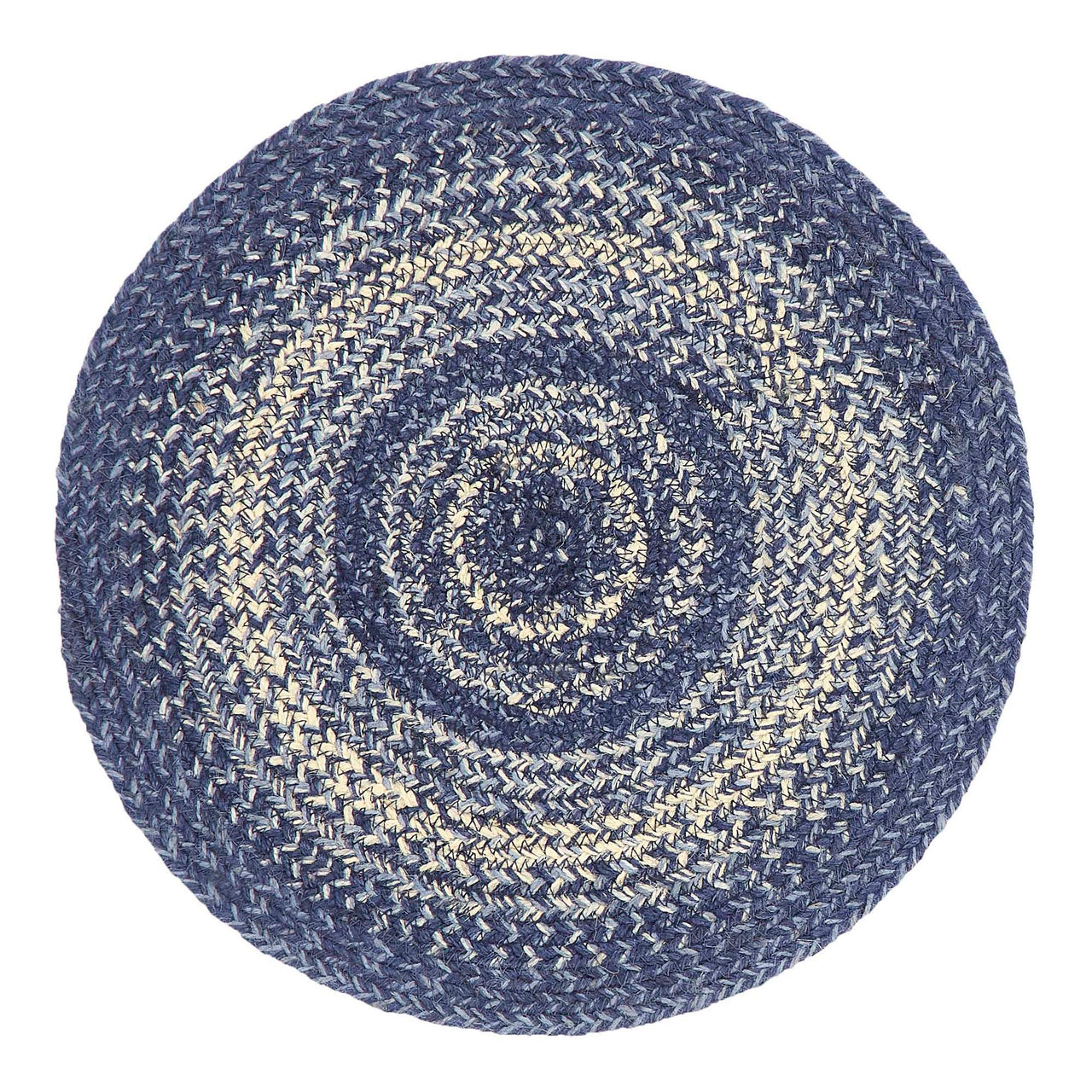 Great Falls Blue Jute Trivet 15" VHC Brands - The Fox Decor