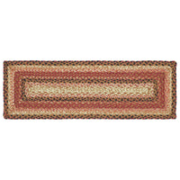 Thumbnail for Ginger Spice Jute Stair Tread Rect Latex 8.5x27 VHC Brands - The Fox Decor