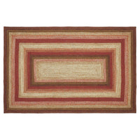 Thumbnail for Ginger Spice Jute Braided Rug Rect with Rug Pad 5'x8' VHC Brands - The Fox Decor