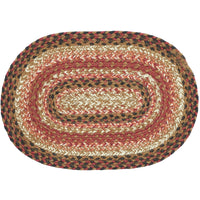 Thumbnail for Ginger Spice Jute Braided Oval Placemat 10