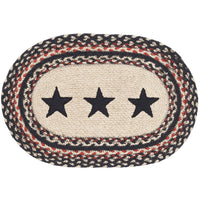 Thumbnail for Colonial Star Jute Braided Oval Placemat 10