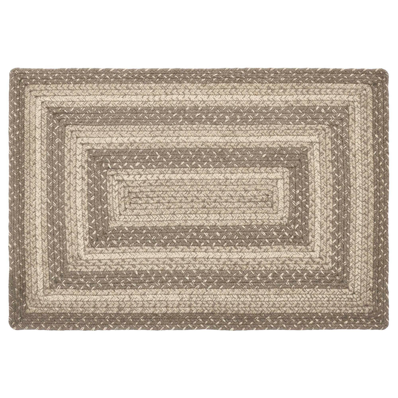 Cobblestone Jute Braided Rug Rect with Rug Pad 20"x30" VHC Brands