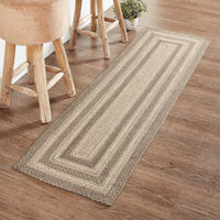 Thumbnail for Cobblestone Jute Braided Rug/Runner Rect with Rug Pad 22