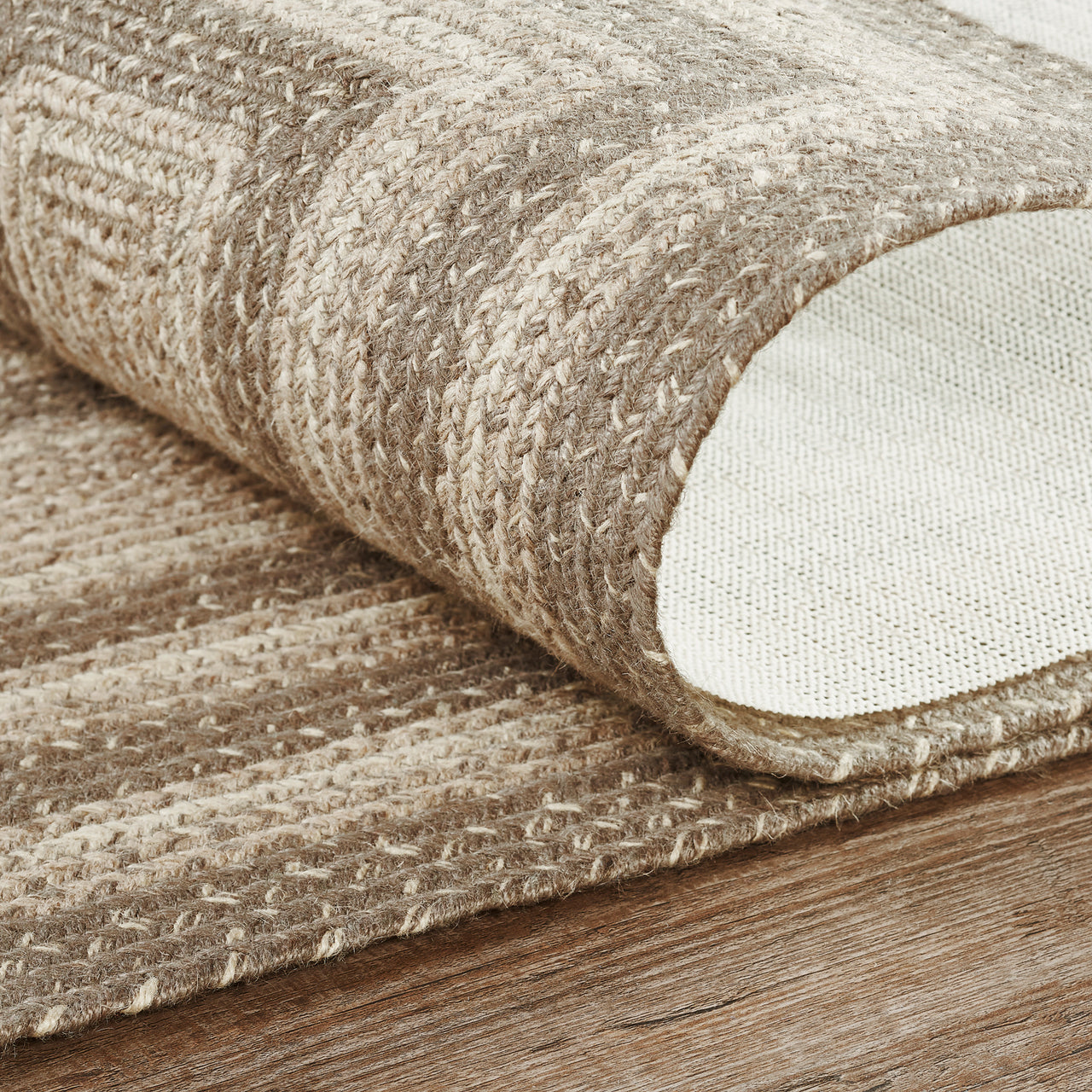 Cobblestone Jute Braided Rug/Runner Rect with Rug Pad 22"x72" VHC Brands - The Fox Decor