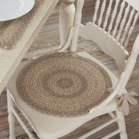 Thumbnail for Cobblestone Jute Braided Chair Pad VHC Brands