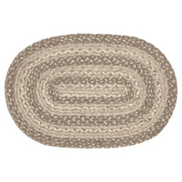 Cobblestone Jute Oval Placemat 12x18 VHC Brands - The Fox Decor