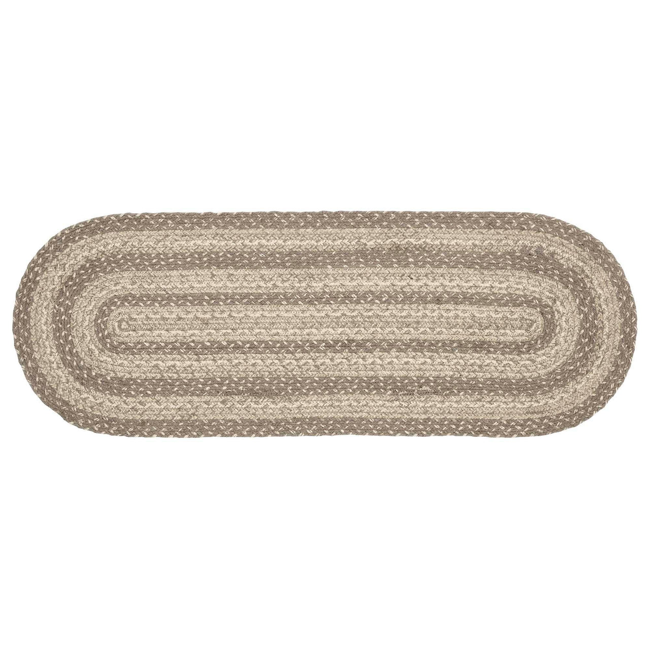 Cobblestone Jute Oval Runner 13x36 VHC Brands