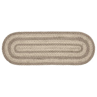 Thumbnail for Cobblestone Jute Oval Runner 13x36 VHC Brands