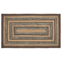 Thumbnail for Espresso Jute Braided Rug Rect with Rug Pad 27