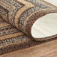 Thumbnail for Espresso Jute Braided Rug/Runner Rect with Rug Pad 22