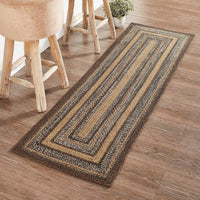 Thumbnail for Espresso Jute Braided Rug/Runner Rect with Rug Pad 22