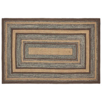 Thumbnail for Espresso Jute Braided Rug Rect with Rug Pad 5'x8' VHC Brands - The Fox Decor