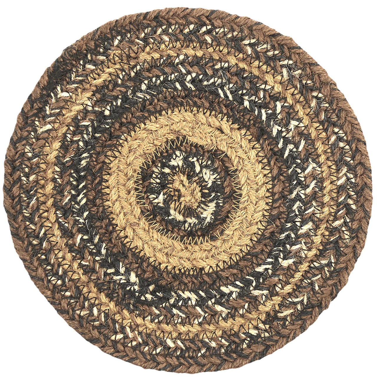 Espresso Jute Trivet 8" VHC Brands