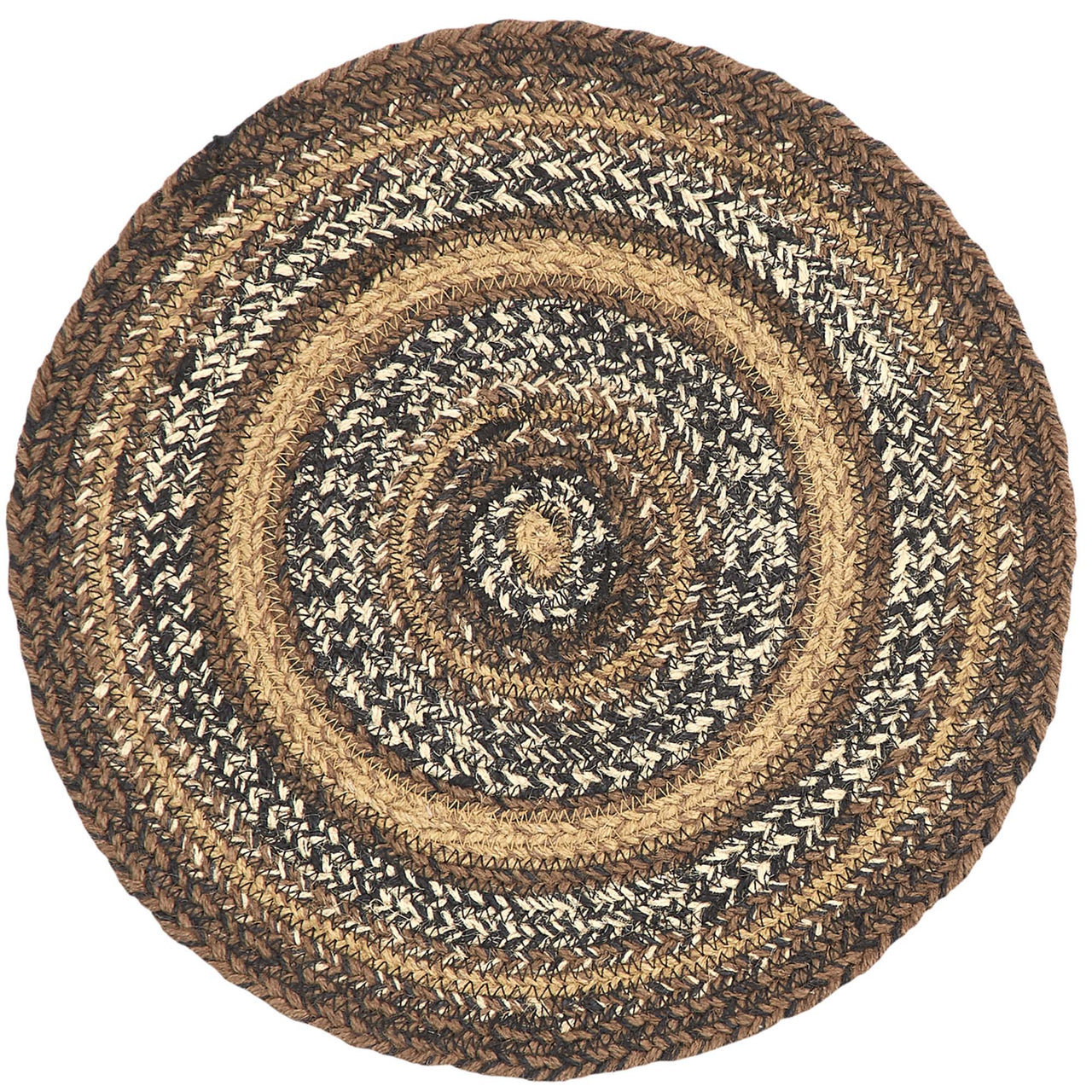 Espresso Jute Trivet 15" VHC Brands - The Fox Decor