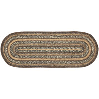 Thumbnail for Espresso Jute Braided Oval Runner 13