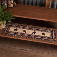 Thumbnail for Colonial Star Jute Stair Tread Rect Latex 8.5x27 VHC Brands