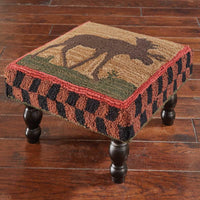Thumbnail for Moose Hooked Stool Park Designs - The Fox Decor