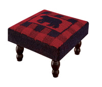 Thumbnail for Buffalo Check Bear Stool Park Designs - The Fox Decor