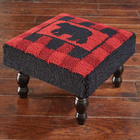 Thumbnail for Buffalo Check Bear Stool Park Designs - The Fox Decor