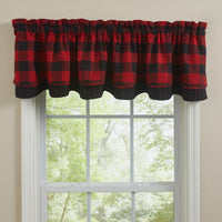 Thumbnail for Buffalo Check Valance - Lined Layered Park Designs