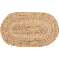 Thumbnail for Natural Jute Braided Rug Oval 20