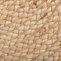 Thumbnail for Natural Jute Braided Rug Oval 3'x5' with Rug Pad VHC Brands - The Fox Decor