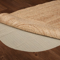 Thumbnail for Natural Jute Braided Rug Oval 3'x5' with Rug Pad VHC Brands - The Fox Decor