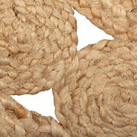 Thumbnail for Celeste Jute Braided Rug Oval 3'x5' with Rug Pad VHC Brands - The Fox Decor