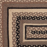 Thumbnail for Sawyer Mill Charcoal Jute Braided Rug Rect 20