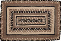 Thumbnail for Sawyer Mill Charcoal Jute Braided Rug Rect 20