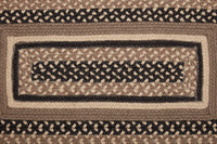 Sawyer Mill Charcoal Jute Braided Rug Rect 20