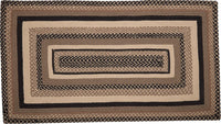 Thumbnail for Sawyer Mill Charcoal Jute Braided Rug Rect 27