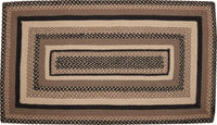 Thumbnail for Sawyer Mill Charcoal Jute Braided Rug Rect 27