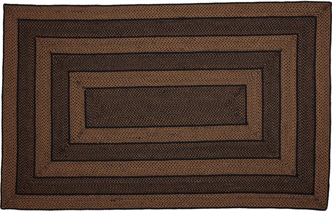 Farmhouse Jute Braided Rug Rect 5'x8' with Rug Pad VHC Brands - The Fox Decor