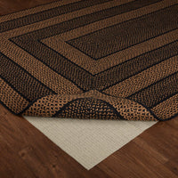 Thumbnail for Farmhouse Jute Braided Rug Rect 5'x8' with Rug Pad VHC Brands - The Fox Decor