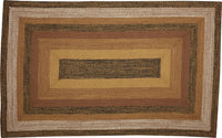 Thumbnail for Kettle Grove Jute Braided Rug Rect 5'x8' with Rug Pad VHC Brands - The Fox Decor