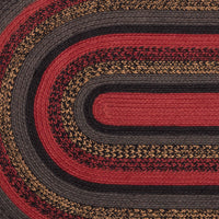 Thumbnail for Cumberland Jute Braided Rug Oval 3'x5' with Rug Pad VHC Brands - The Fox Decor