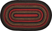 Thumbnail for Cumberland Jute Braided Rug Oval 3'x5' with Rug Pad VHC Brands - The Fox Decor