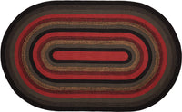 Thumbnail for Cumberland Jute Braided Rug Oval 5'x8' with Rug Pad VHC Brands - The Fox Decor