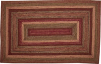 Thumbnail for Cider Mill Jute Braided Rug Rect 5'x8' with Rug Pad VHC Brands - The Fox Decor