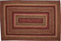 Thumbnail for Cider Mill Jute Braided Rug Rect 4'x6' with Rug Pad VHC Brands - The Fox Decor